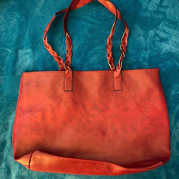 Red tote bag - Picture 2 of 3